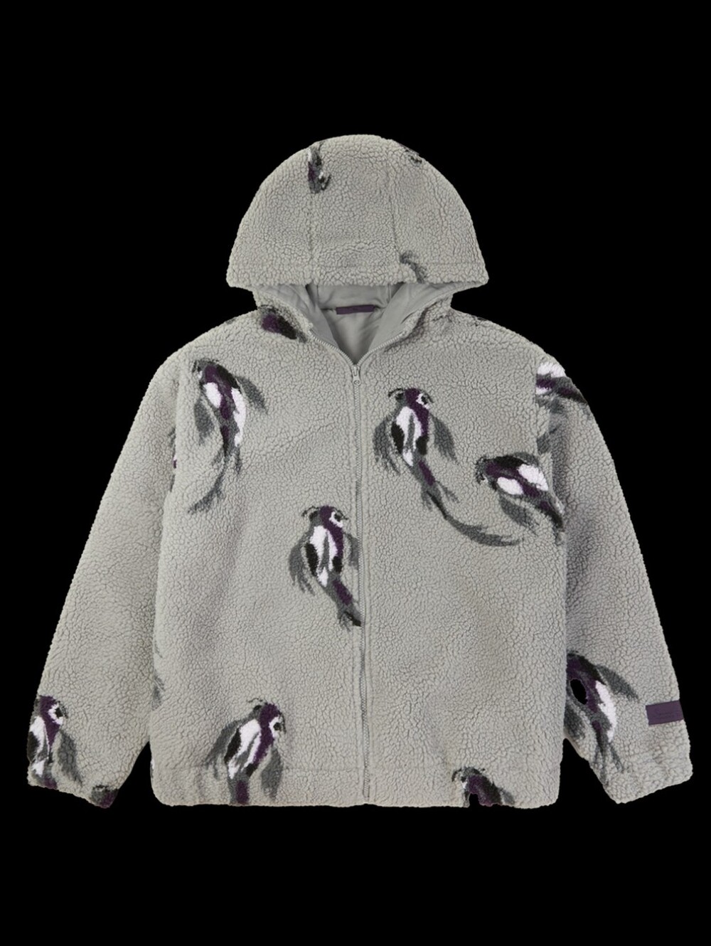 S Taylor Swift Speak Now Koi Fish Sherpa Zip Up Jacket